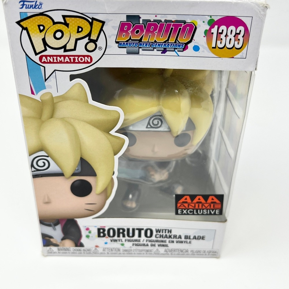 Funko Pop Boruto with Chakra Blade 1383 AAA Anime Exclusive Naruto Next Gen